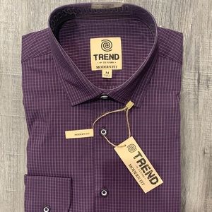 FX Fusion Trend Purple Dress shirt